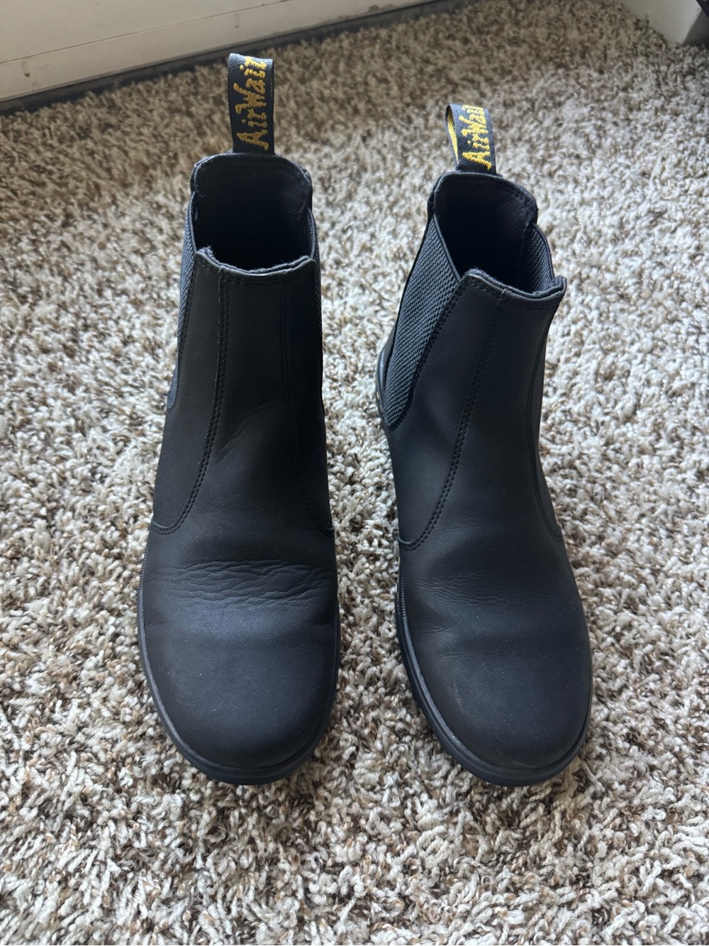 Dr. Martens Women's Black Chelsea Combat Boots